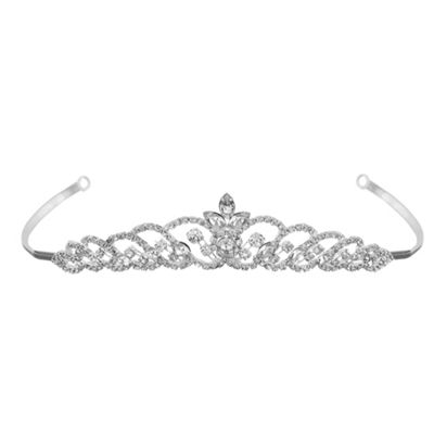 Navette crystal loop tiara